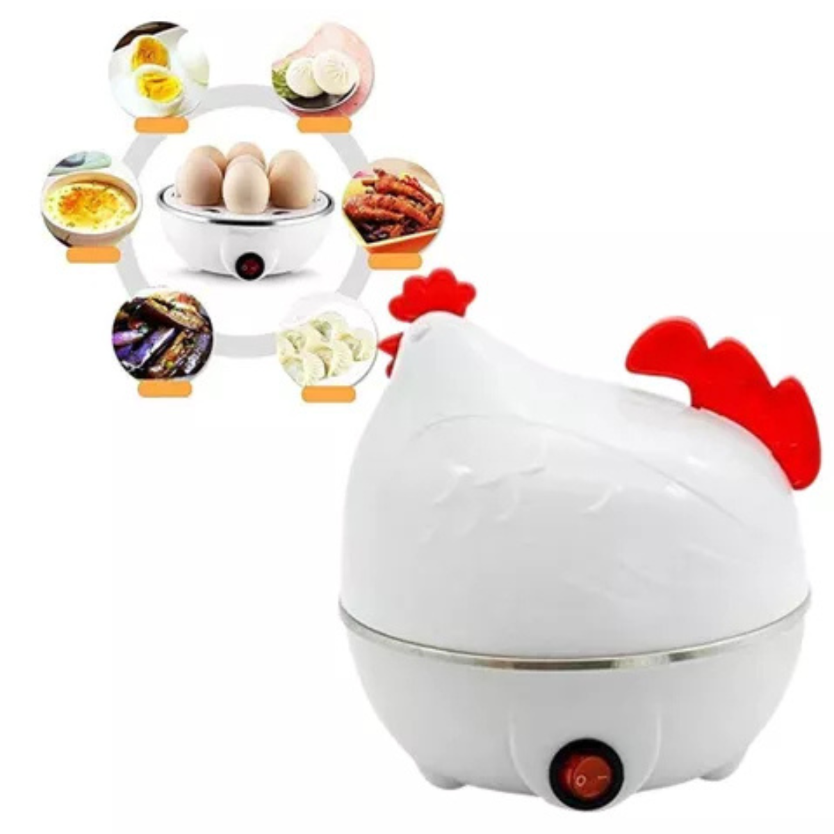 Olla de Huevos Eléctrica Gallina! 🐔🥚