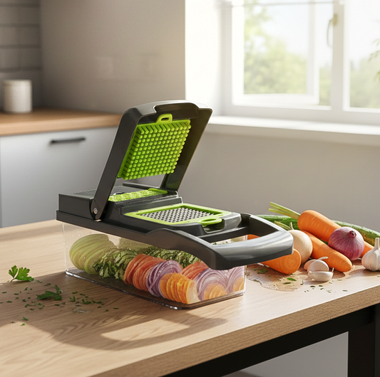 🥕 Rallador de Cocina Multifuncional 12 en 1