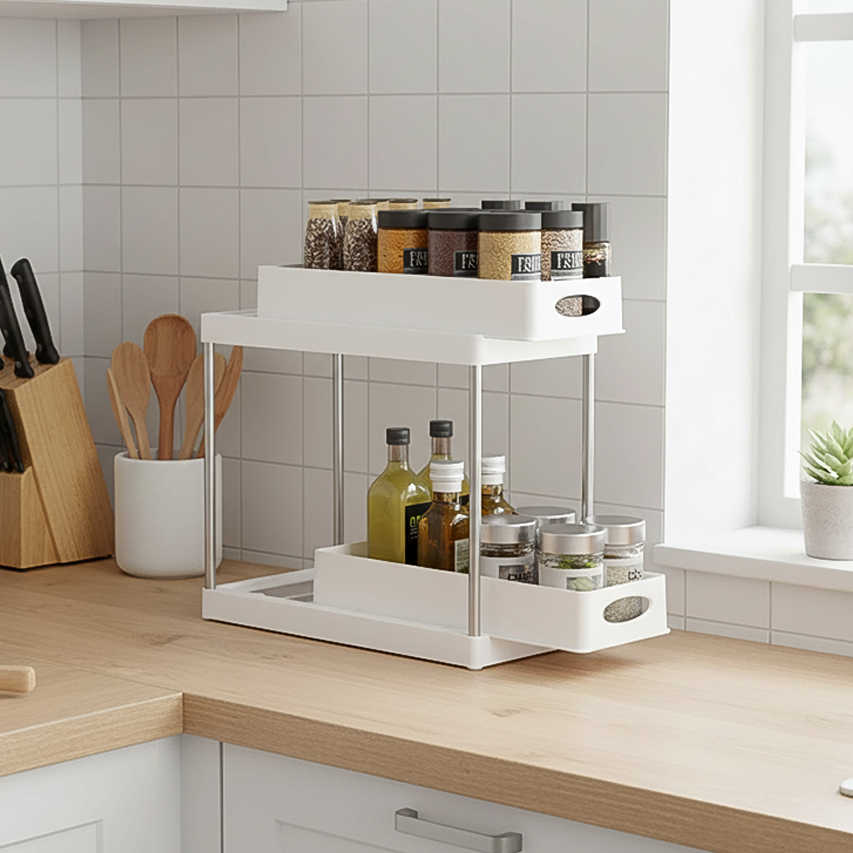 Organizador de Estantería de 2 pisos ✨